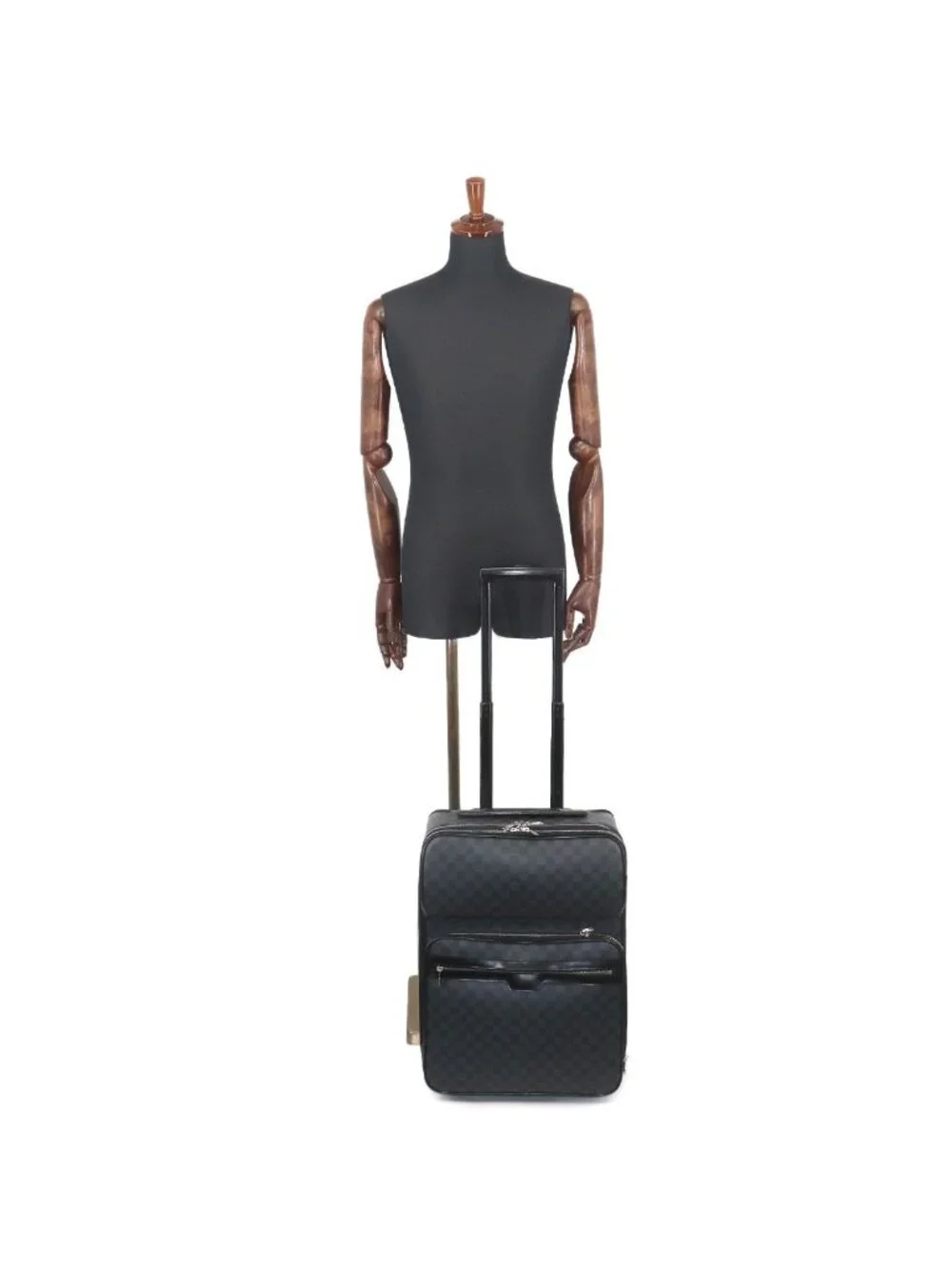 Louis Vuitton Damier Graphite Pegase Business 55 Travel Bag Suitcase Black